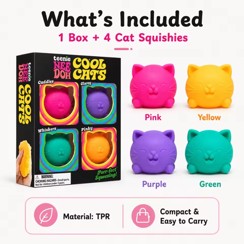 Trending Needoh Mini 4 Pack Se - Party Games For Adults And Kids recension och pris