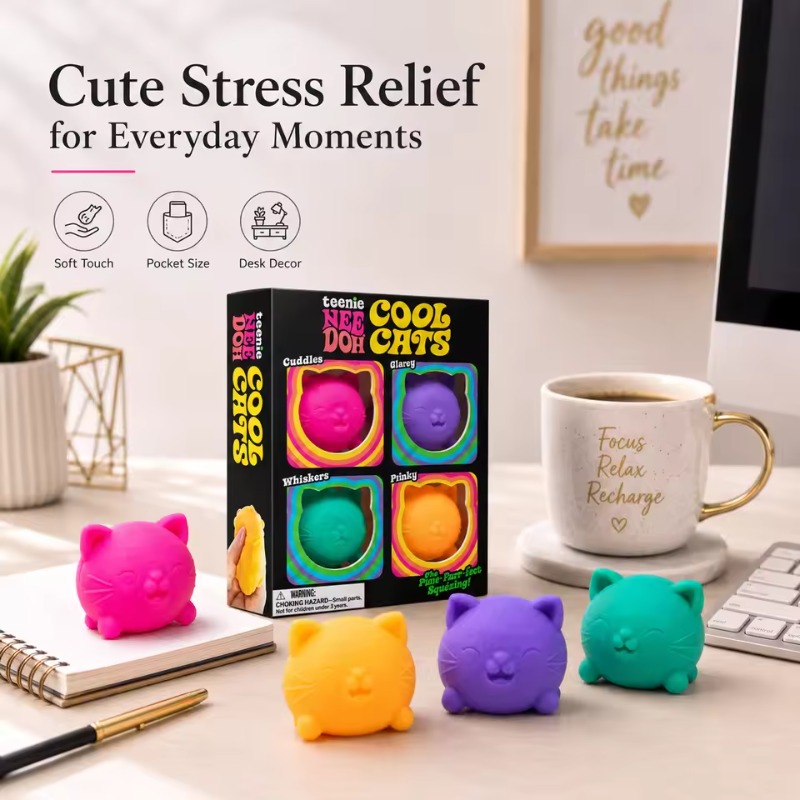 Trending Needoh Mini 4 Pack Se - Party Games For Adults And Kids recension och pris
