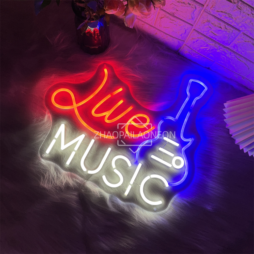 Live Music Neon Sign Home Art  - Party Games Name recension och pris