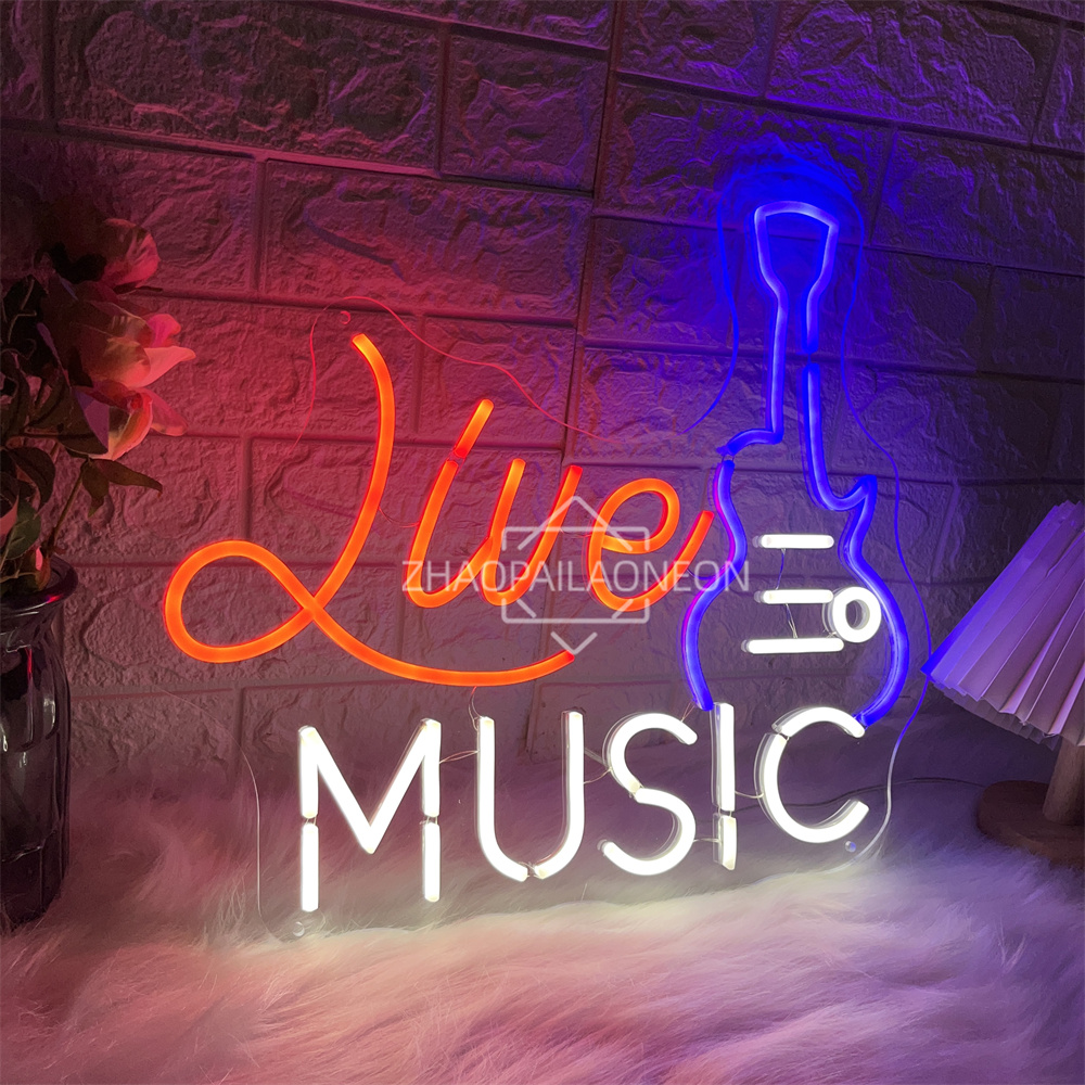 Live Music Neon Sign Home Art  - Party Games Name recension och pris